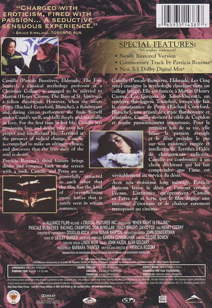 Amazon.co.jp: When Night Is Falling / [DVD] [Import] : DVD